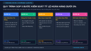 Quy Trình SOP 5 Bước Xử Lý Đơn Hàng & Kiểm Soát Tỷ Lệ Hoàn Dưới 3%